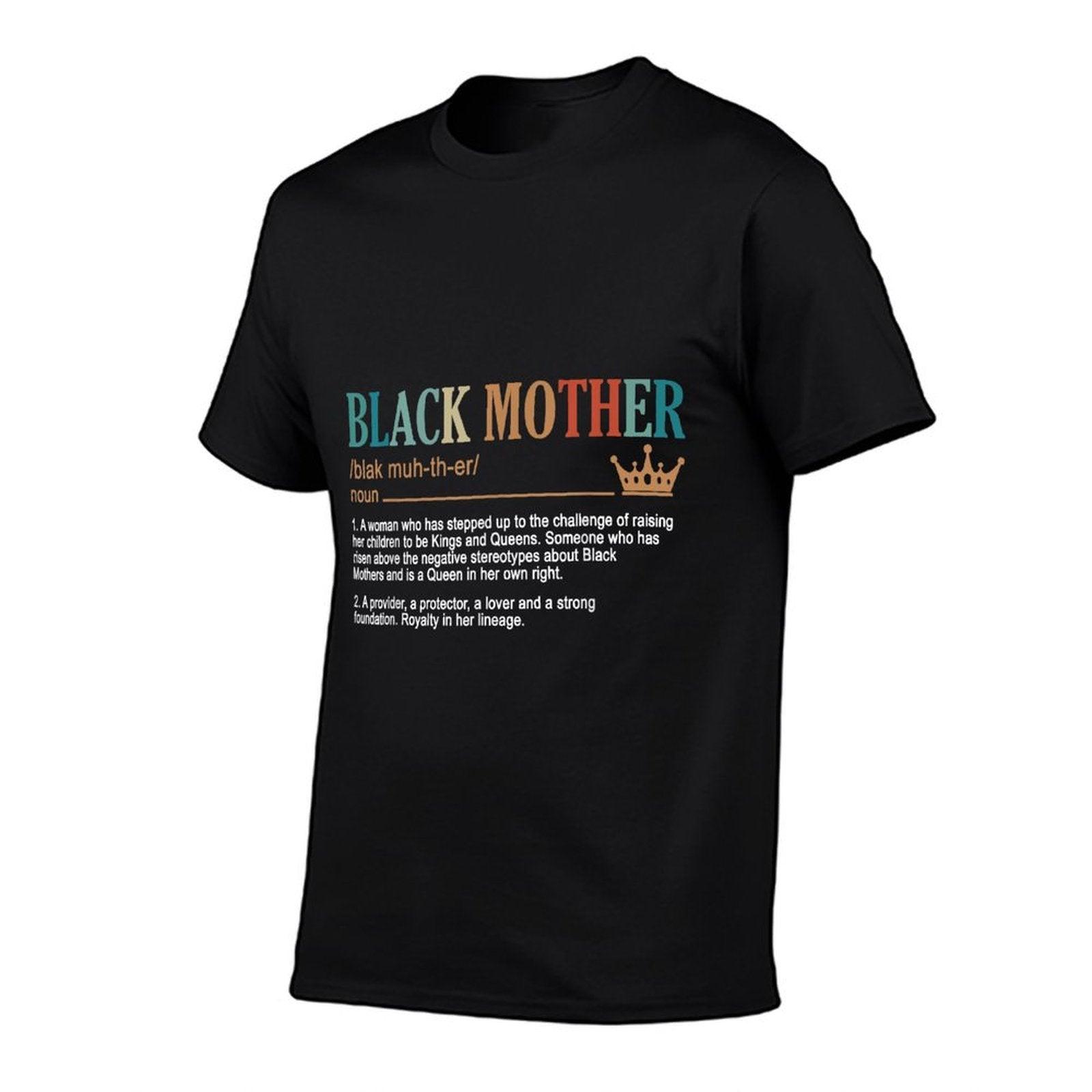 Black Mother Definition African American Mom Mother's Day T-Shirt
