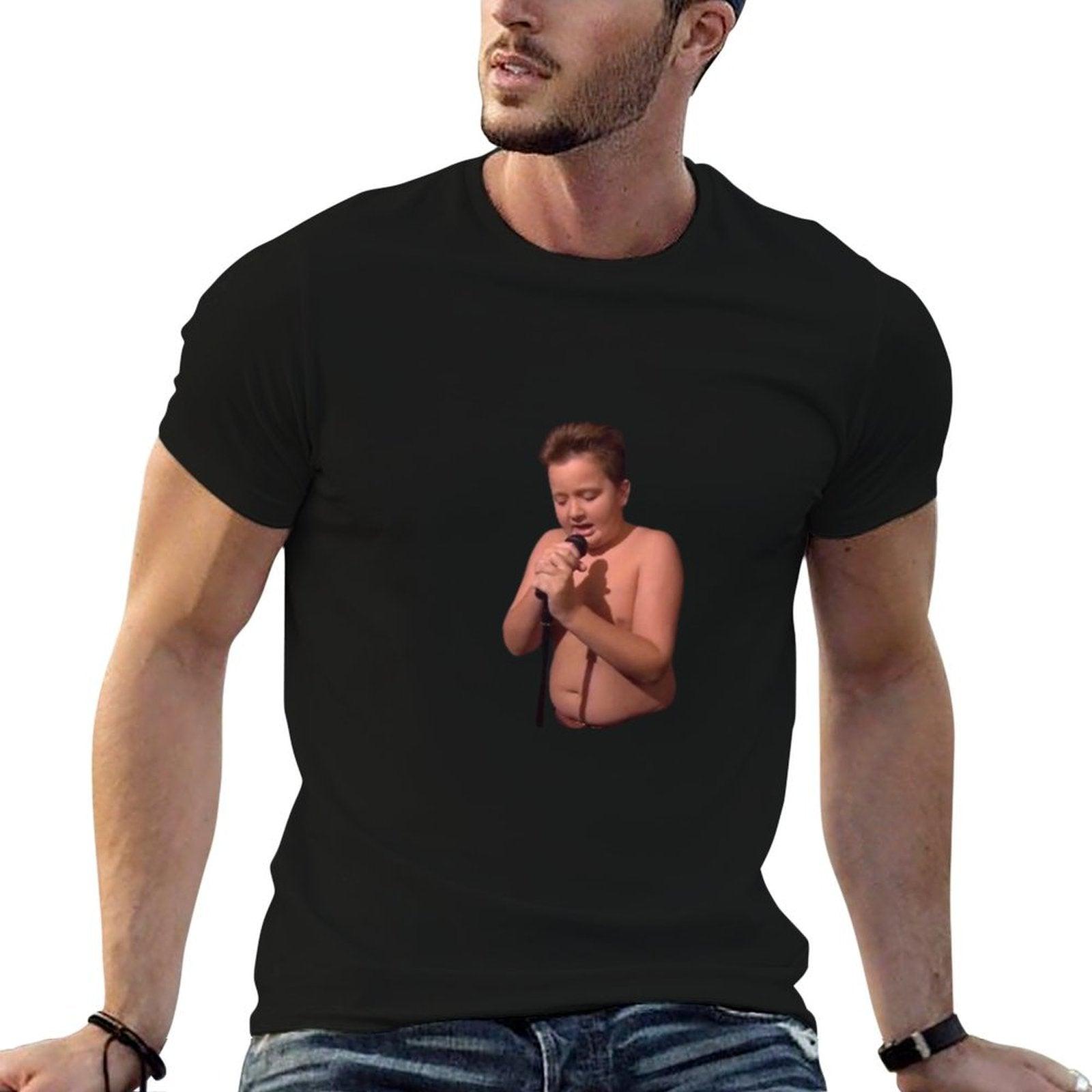 Gibby Singing - ICarly  Rolled Sleeves T-Shirt