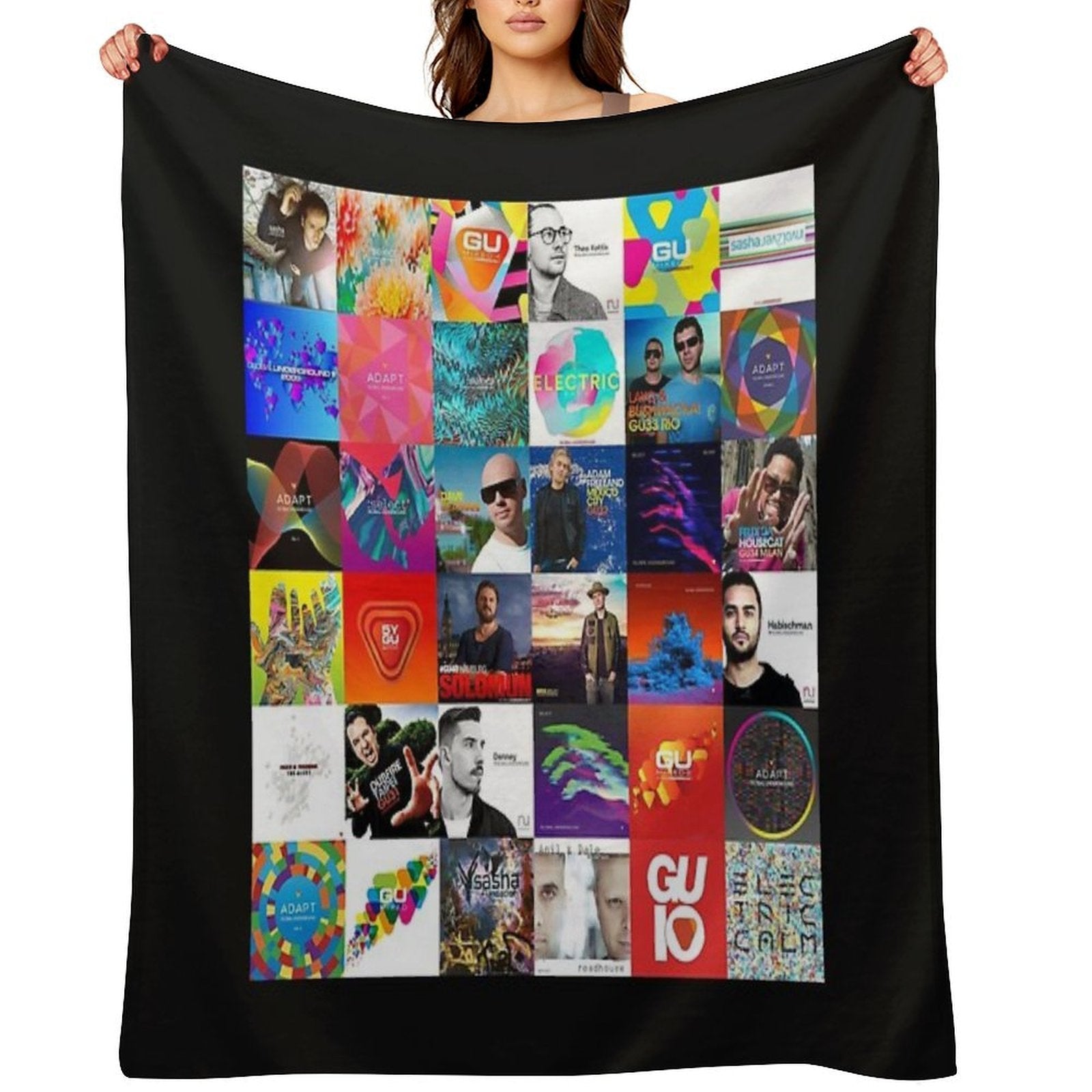All Global Underground Discography Quick-dry Throw Blanket