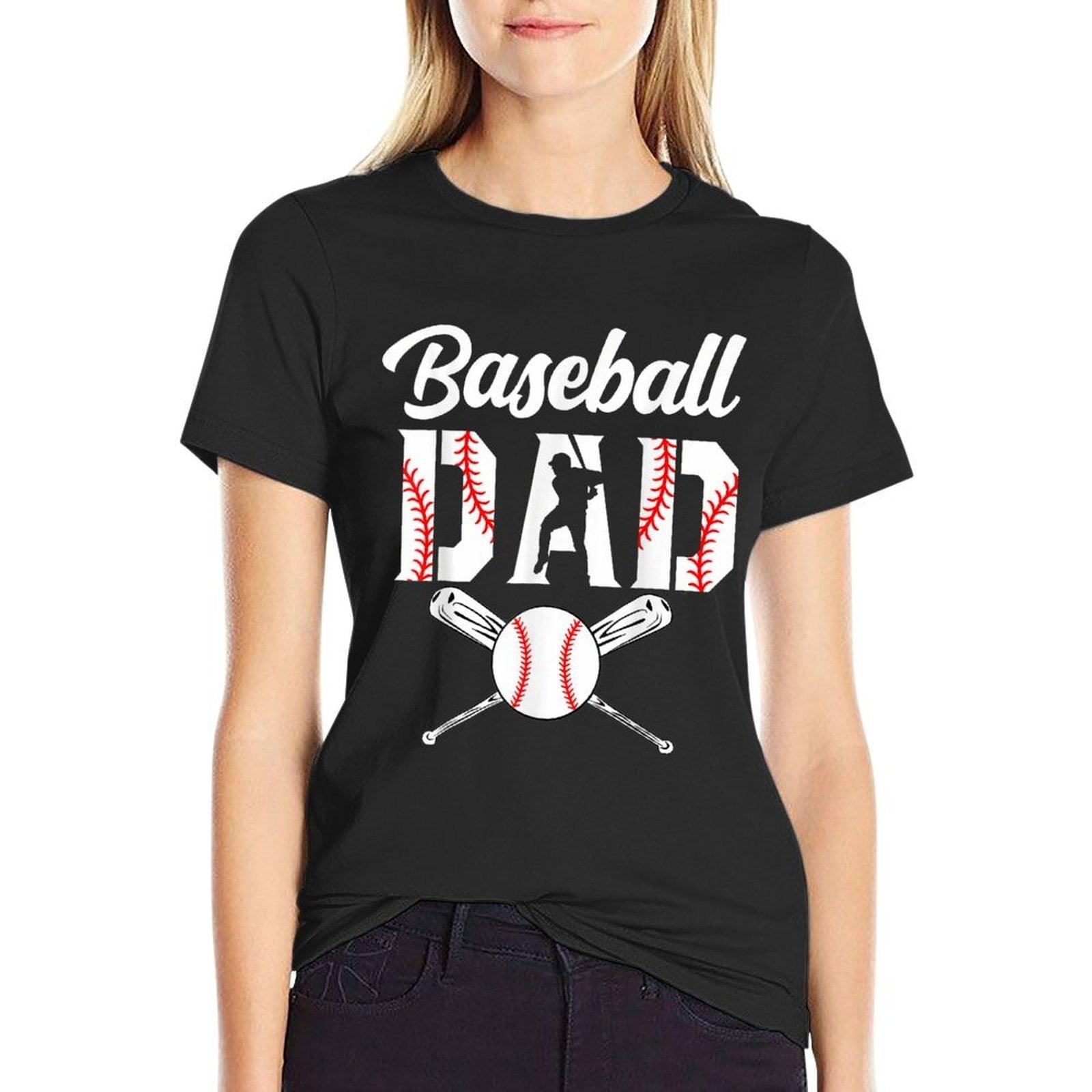 Baseball Dad Gifts Baseball Sport Lovers For Father's Day T-Shirt