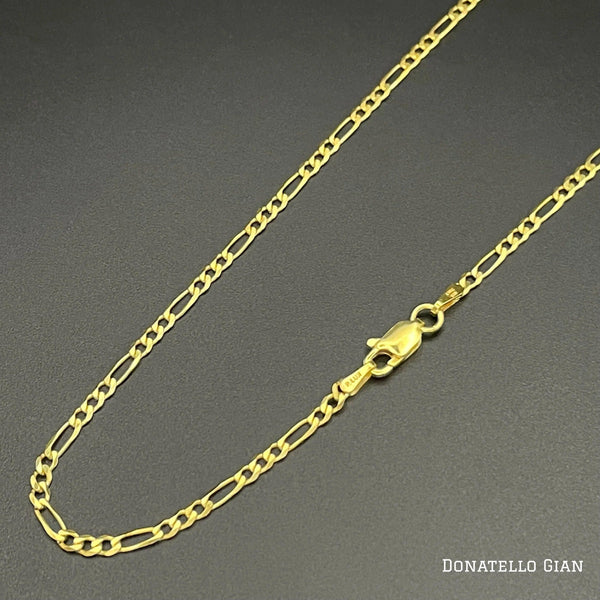 Sterling Silver 925 Figaro Link Chain 2.5MM, 16