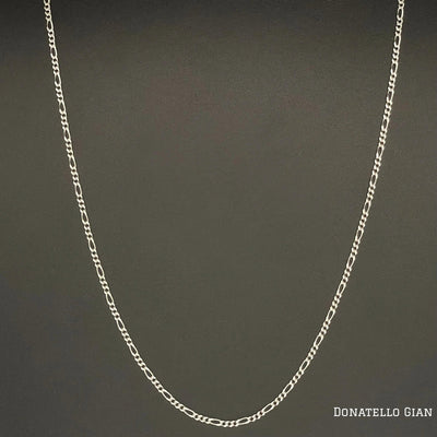 Sterling Silver 925 Figaro Link Chain 1.7MM, 16