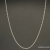 Sterling Silver 925 Figaro Link Chain 1.7MM, 16