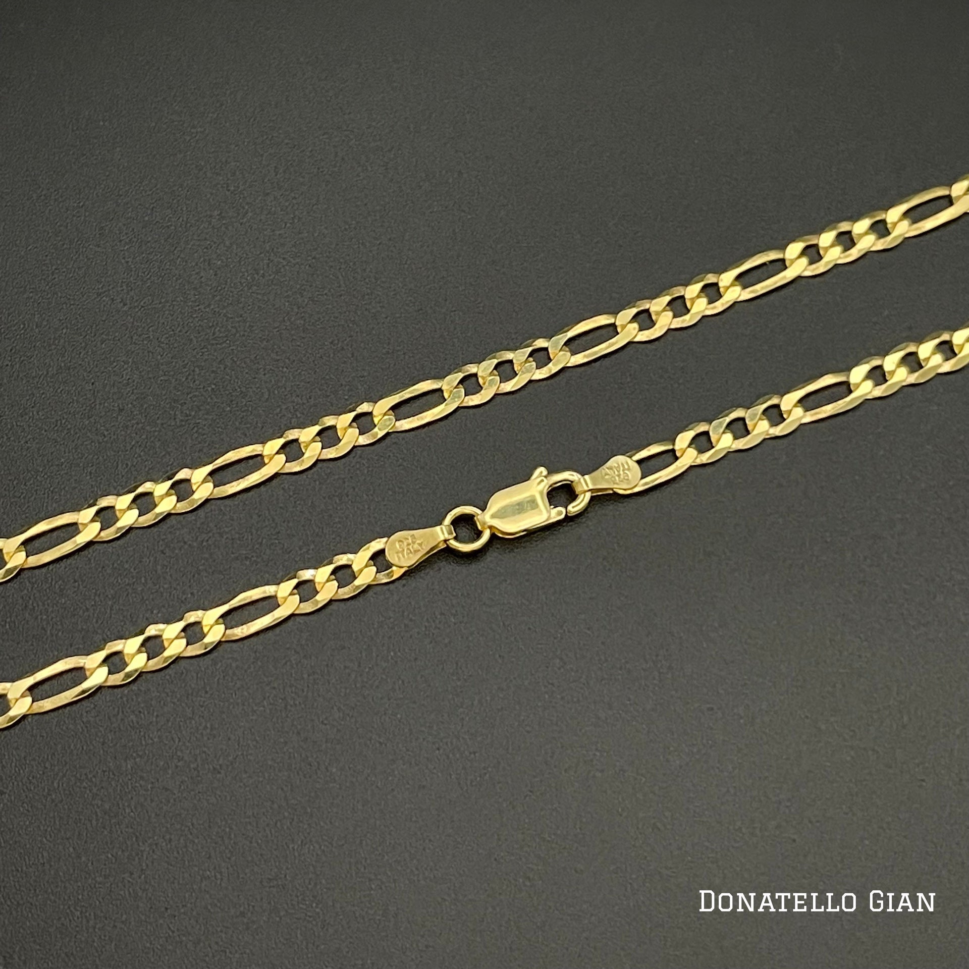 Sterling Silver 925 Figaro Link Chain 3.5MM, 16