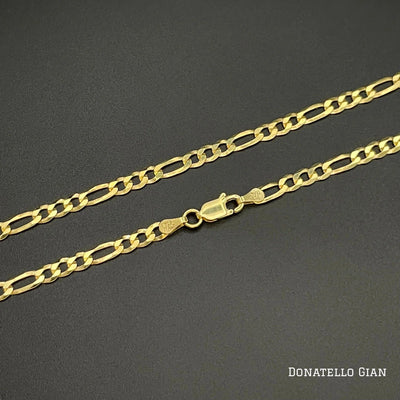 Sterling Silver 925 Figaro Link Chain 3.5MM, 16