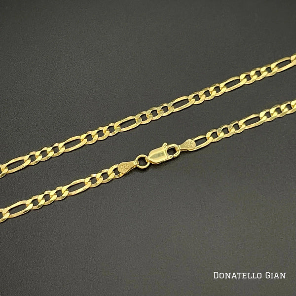 Sterling Silver 925 Figaro Link Chain 3.5MM, 16