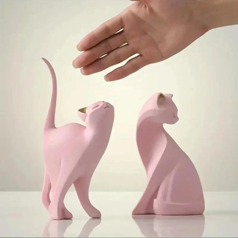 Modern Cat Figurine for Your Home Decor