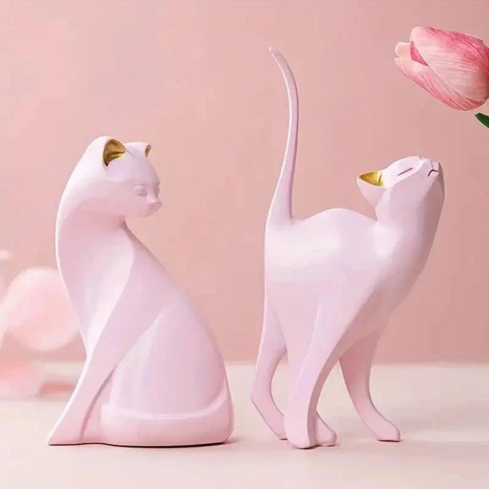 Modern Cat Figurine for Your Home Decor