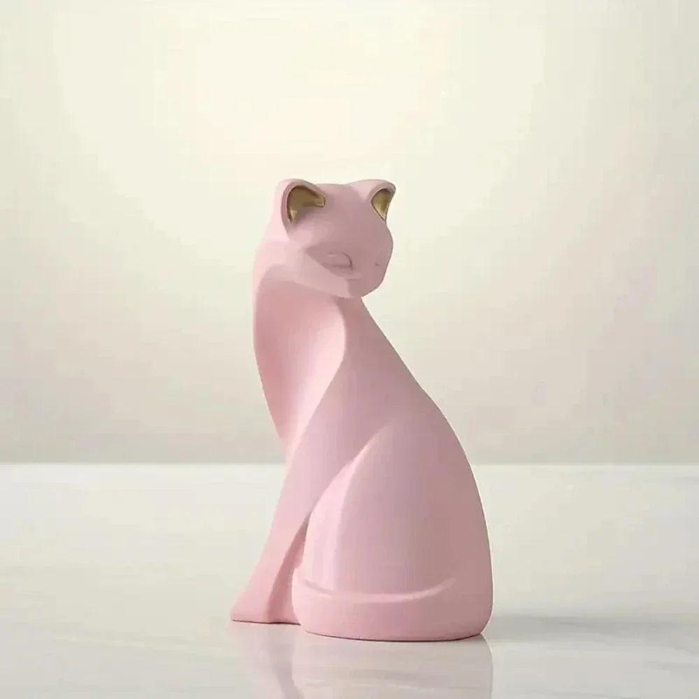 Modern Cat Figurine for Your Home Decor