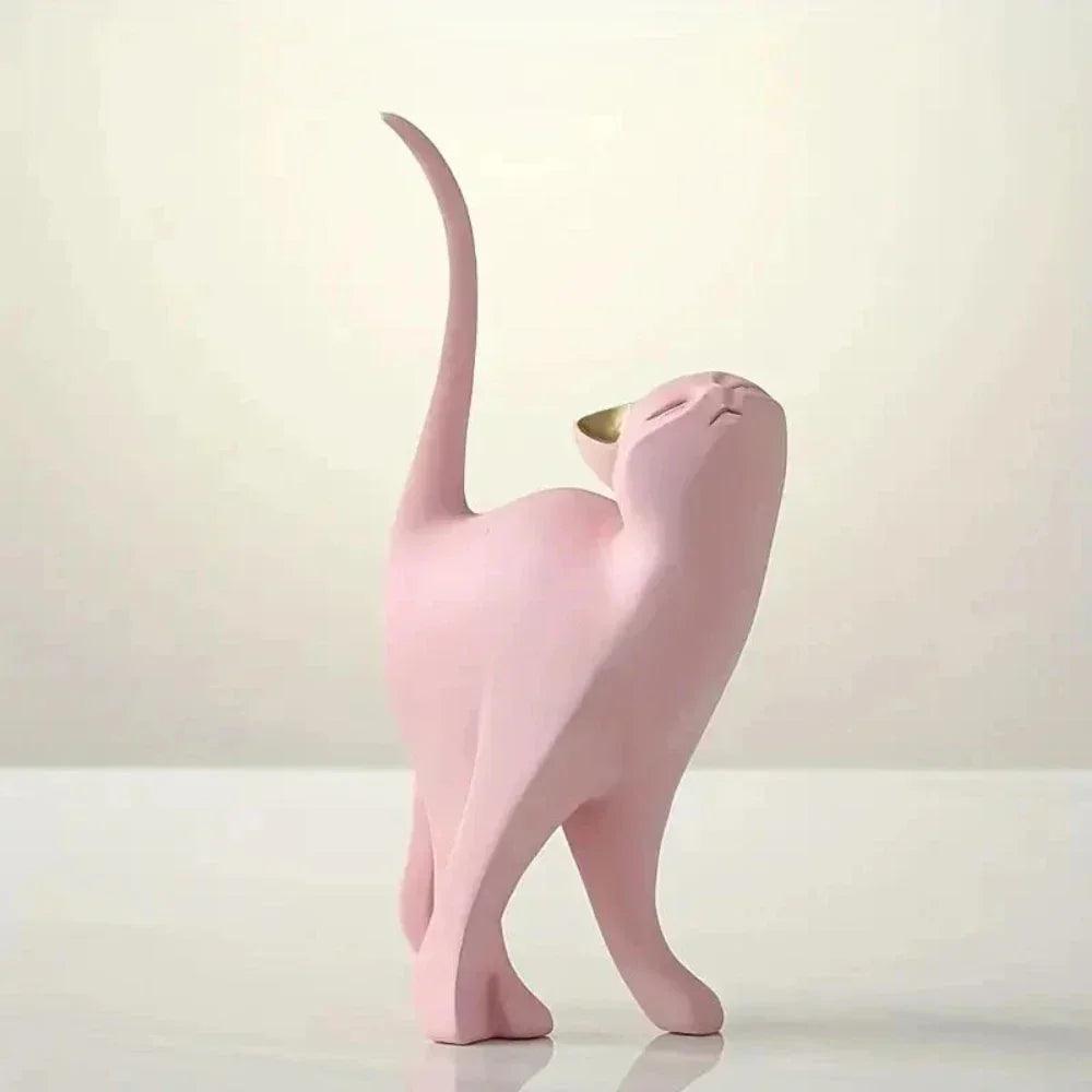 Modern Cat Figurine for Your Home Decor