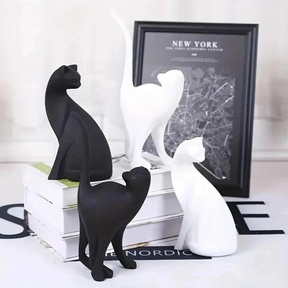 Modern Cat Figurine for Your Home Decor