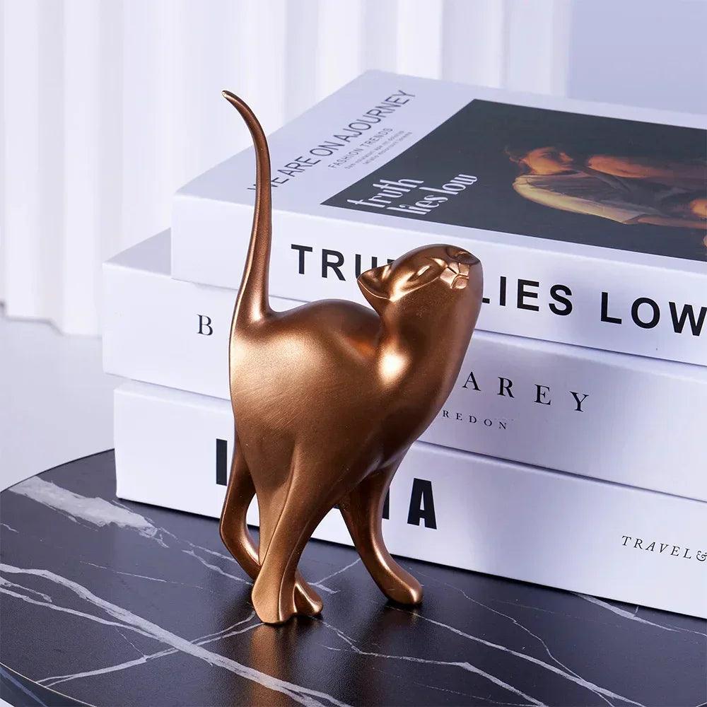 Modern Cat Figurine for Your Home Decor