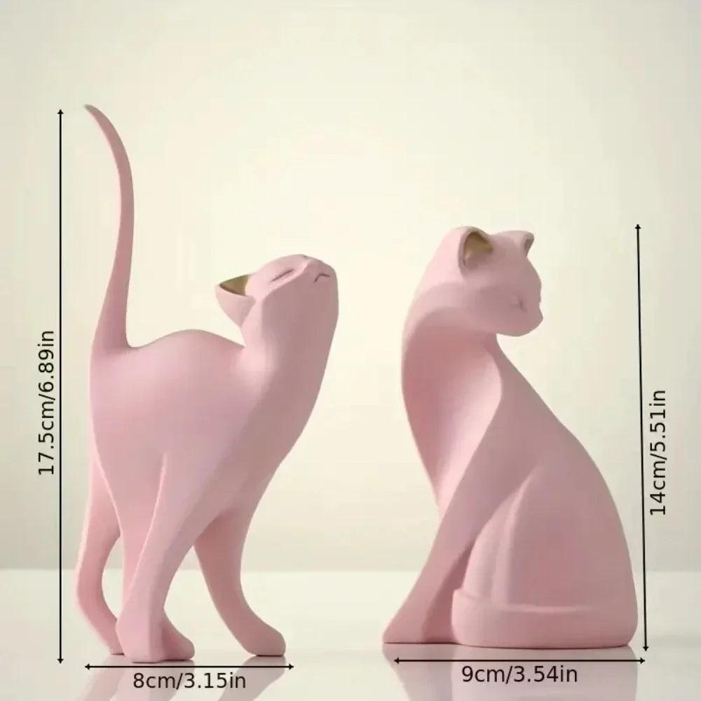 Modern Cat Figurine for Your Home Decor