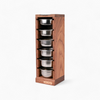 Walnut Filter Baskets Storage
