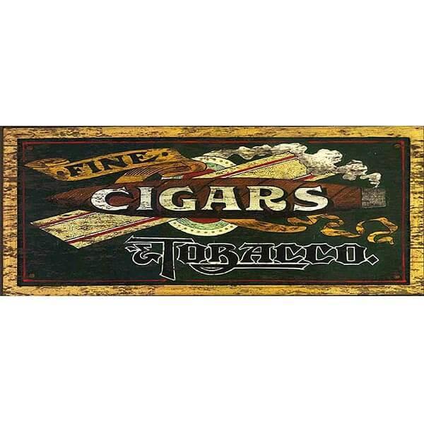 Fine Cigars Vintage Sign - Gifts for You 'n Me