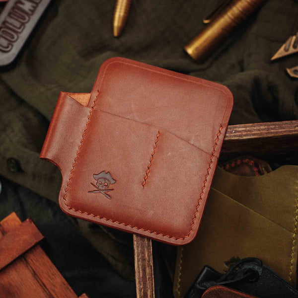 EDC Pocket Organizer - First Mate | Leather Pocket Carrier Pirate Goods