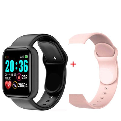 Fitness Wristwatch Color Screen Smart Sport Bracelet Activity Running Activity Fitness Tracker Smartwatch Heart Rate Monitor Waterproof Fitness Tracker Heart Rate For Children Men Women
