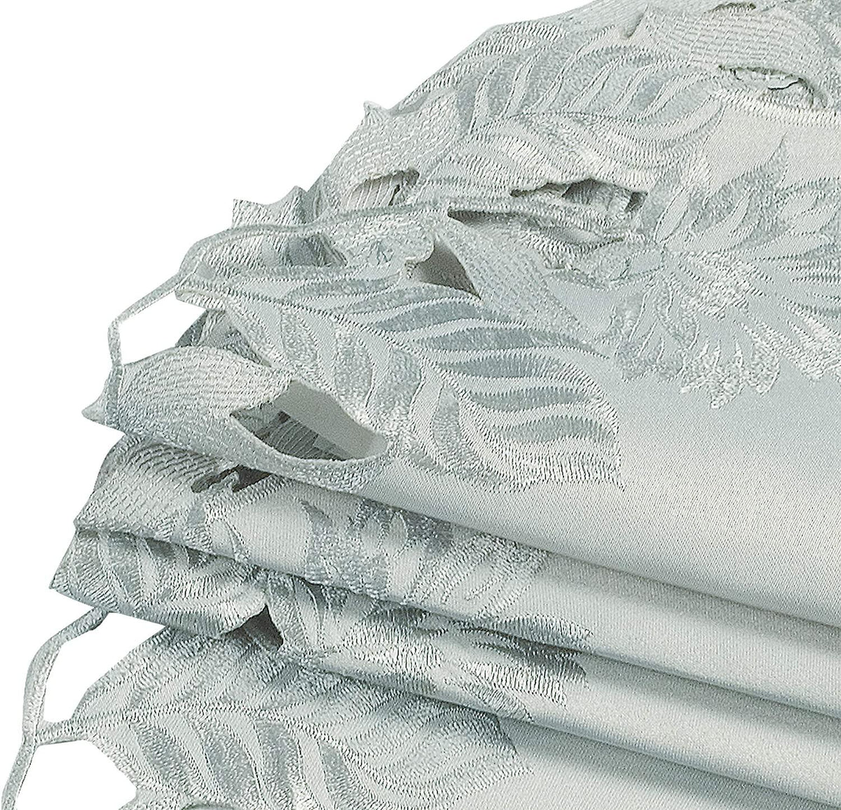 Gray Linen Doilies – Corda Collection, 15 Inch