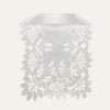 White Table Runner – Deandra Collection, 14x108 Inch