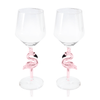 3D Flamingo All Purpose Wine Glass
