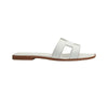 Flat bottomed beach sandals are fashionable casual lightweight and can be worn as a single drag
