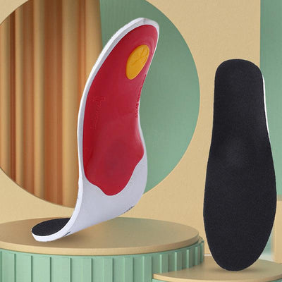 Flat foot correction insole, arch support pad, breathable correction XO type eversion, inversion, high elasticity EVA insole
