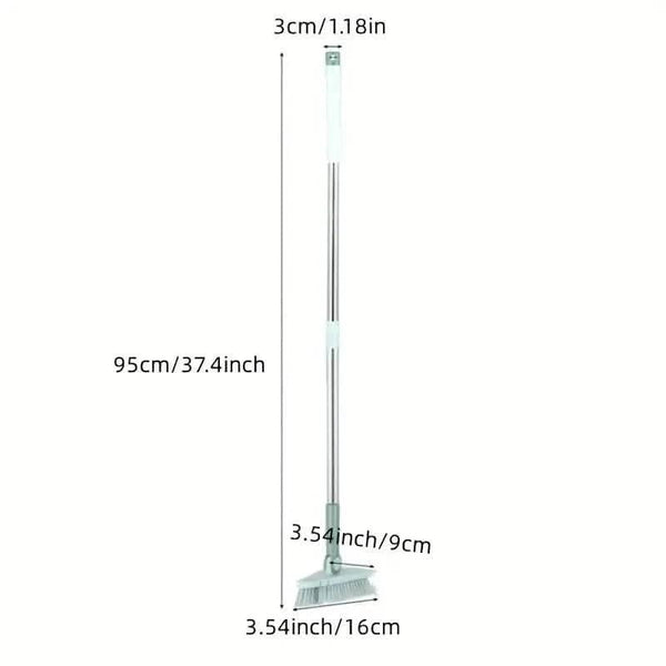 Floor Scrub Brush Long Handle Detachable Stiff Bristles