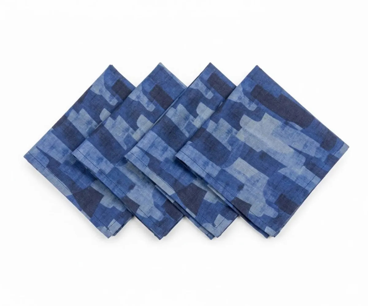 Print Napkins - Linen Dinner Napkins