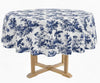 Blue Floral Tablecloth