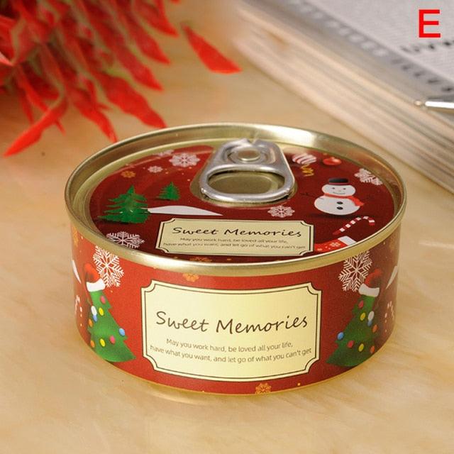 Floral Scented Smokeless Candle Tin Can Perfume Scented Candles for Home Relaxing Stress Relief Aromatherapy  Natural Soy Wax And Fragrance Handmade Scented Candle Natural Soy Wax Home Cristmas Decoration
