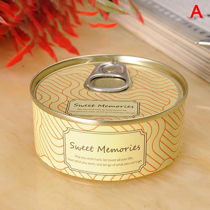 Floral Scented Smokeless Candle Tin Can Perfume Scented Candles for Home Relaxing Stress Relief Aromatherapy  Natural Soy Wax And Fragrance Handmade Scented Candle Natural Soy Wax Home Cristmas Decoration