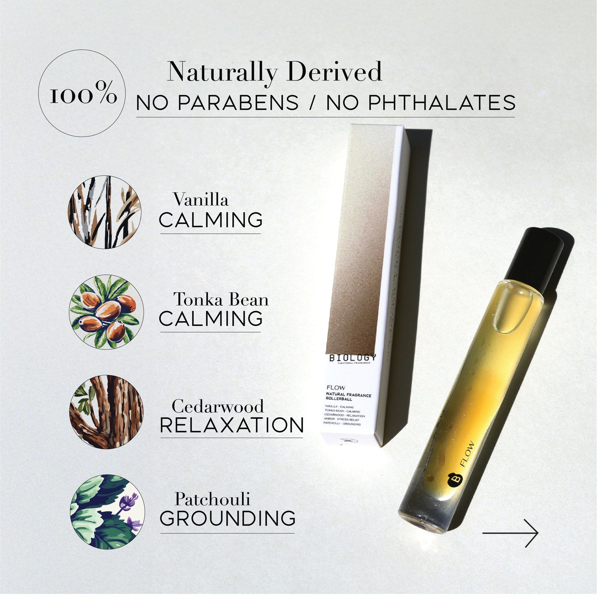 Flow Natural Fragrance Oil Rollerball