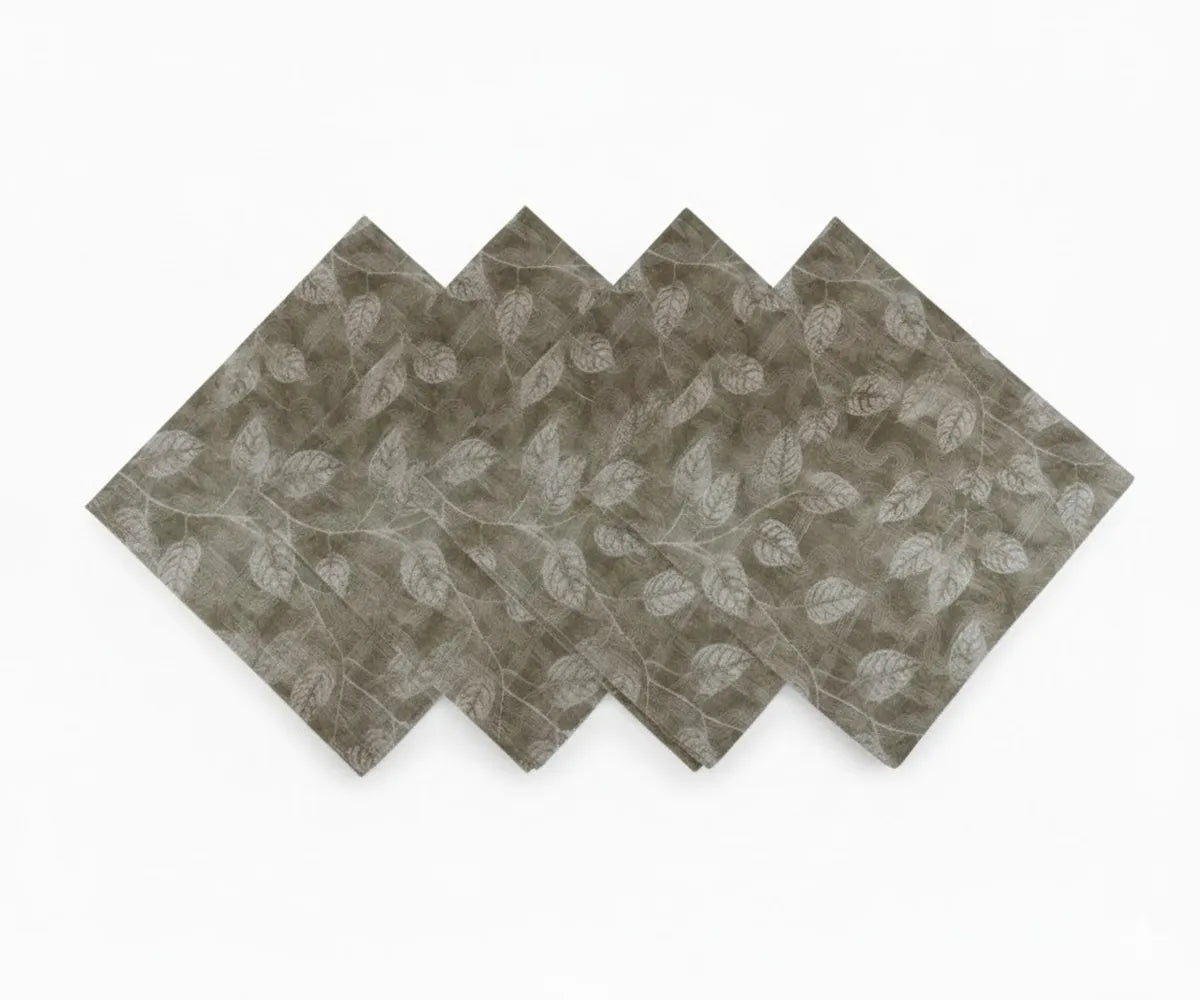 Print Napkins - Linen Dinner Napkins
