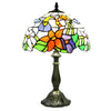 Elegant Flower Tiffany Lamp Glass Tabletop