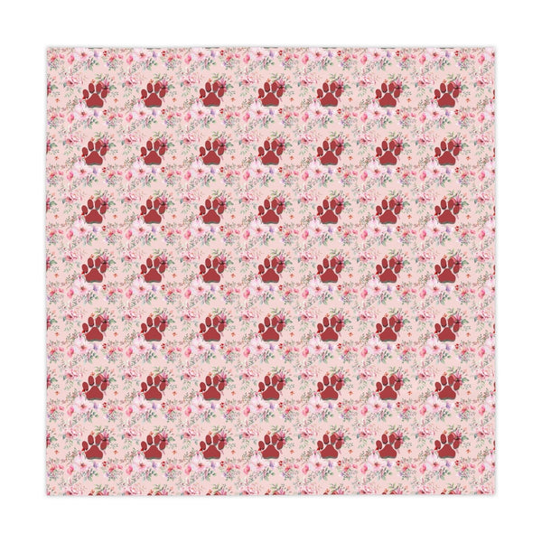 Flowered Paws Tablecloth