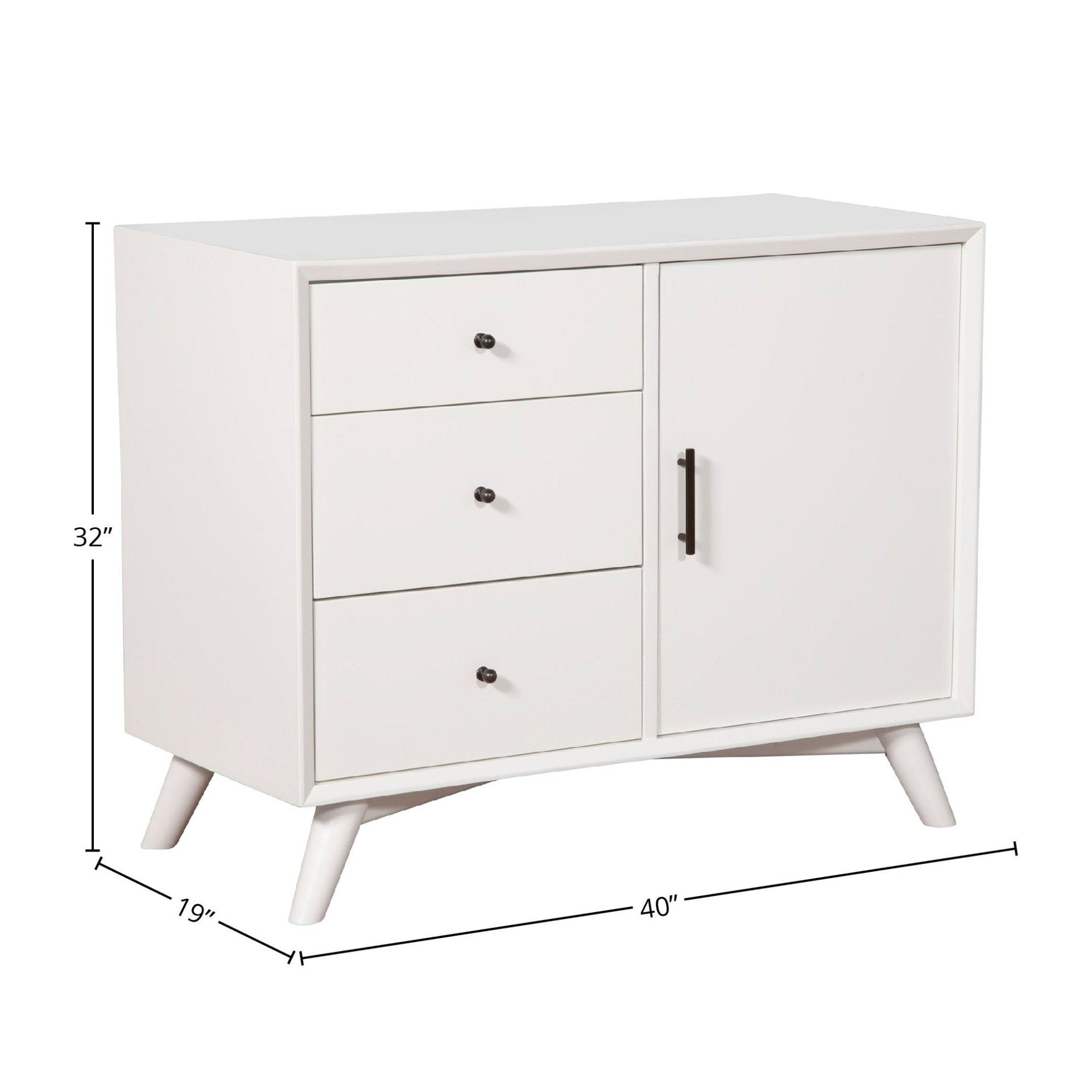 Flynn Accent Cabinet, White