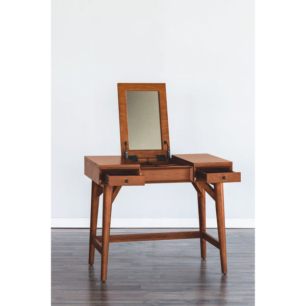 Flynn Bedroom Vanity, Chestnut