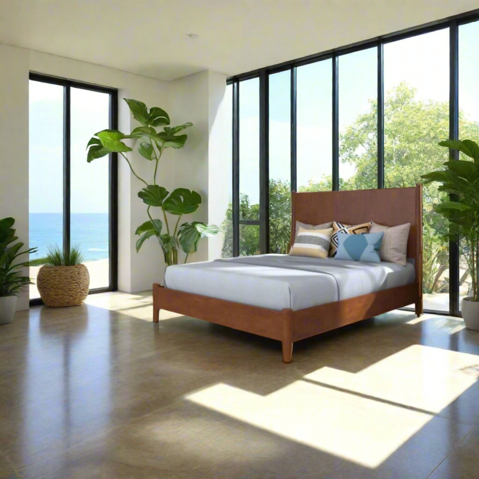 Flynn Platform Bed, Acorn