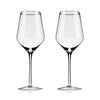 Raye Angled Crystal Chardonnay Glasses Set of 2