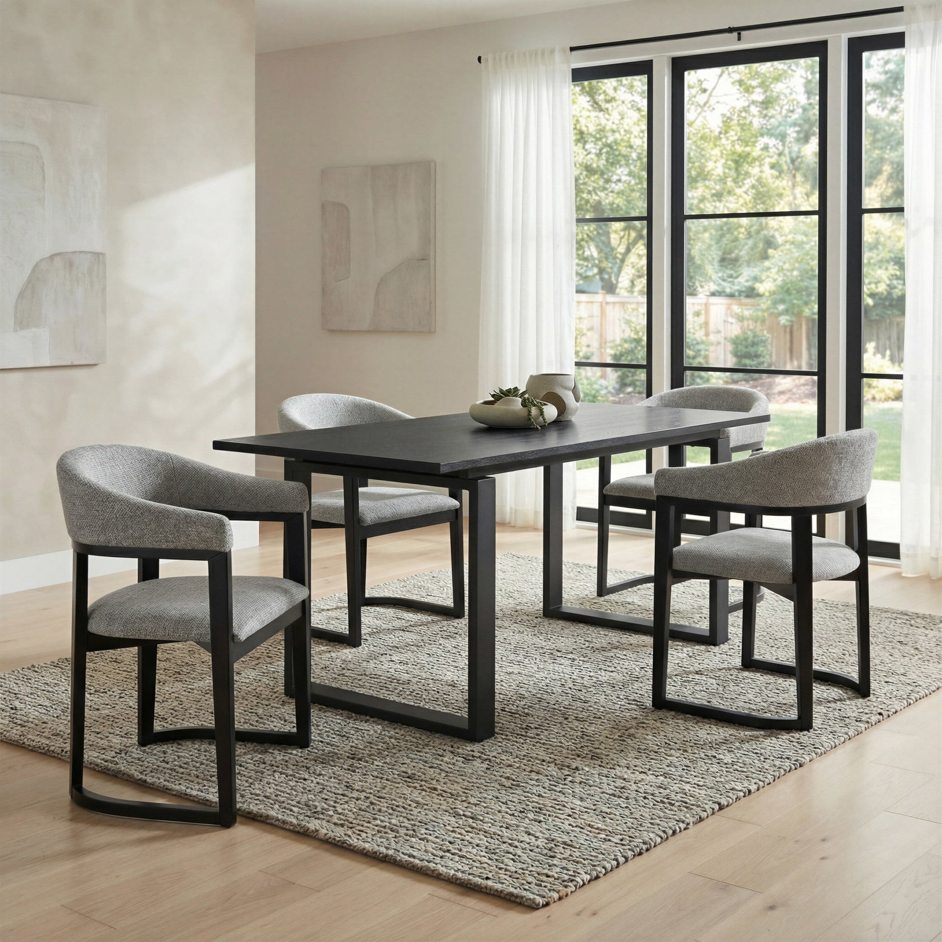 Anasa Dining Chair Gray