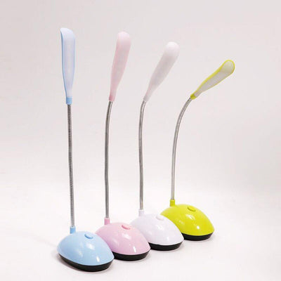 Foldable LED Desk Lamp Dimmable Touch Table Lamp 4.5V AAA Battery Children Student Study Reading Eye Protection Portable Lamp Decorative Table Lamp Cute Study Lamps for Bedroom Décor