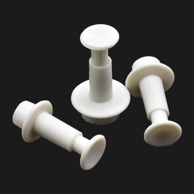 Fondant Cake Cookie Cutter Embossed Ejector Stamp Plunger Mold Kitchen Baking Cake Decorating Tools  Heart Shaped Cookie Mold Hand Press Cookie Dessert Cutter Pastry Decoration Tool Mooncake Maker