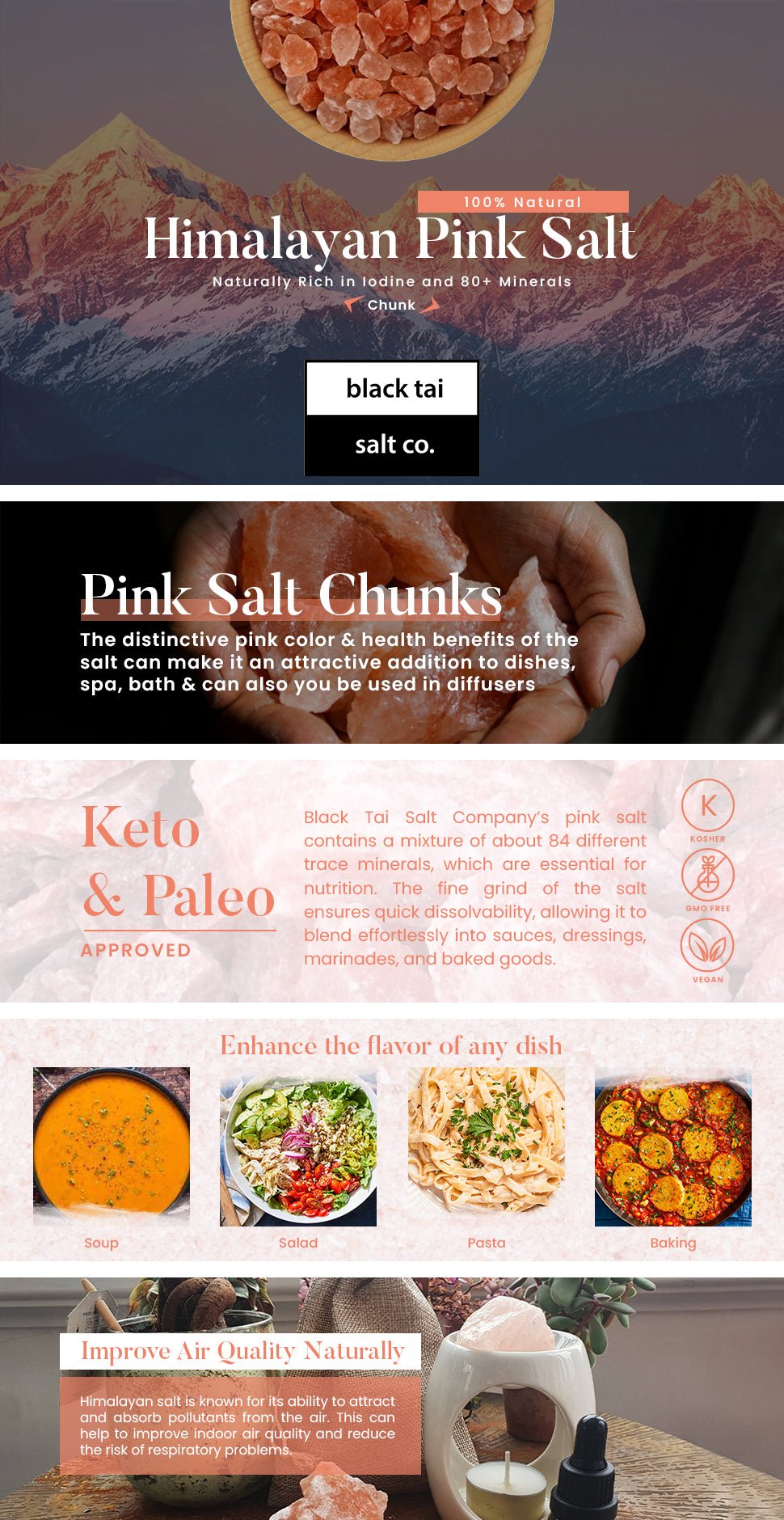 Food Grade Himalayan Salt Chunk (1
