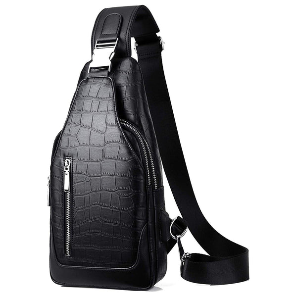 FR Fashion Co. Premium Leather Sling Backpack