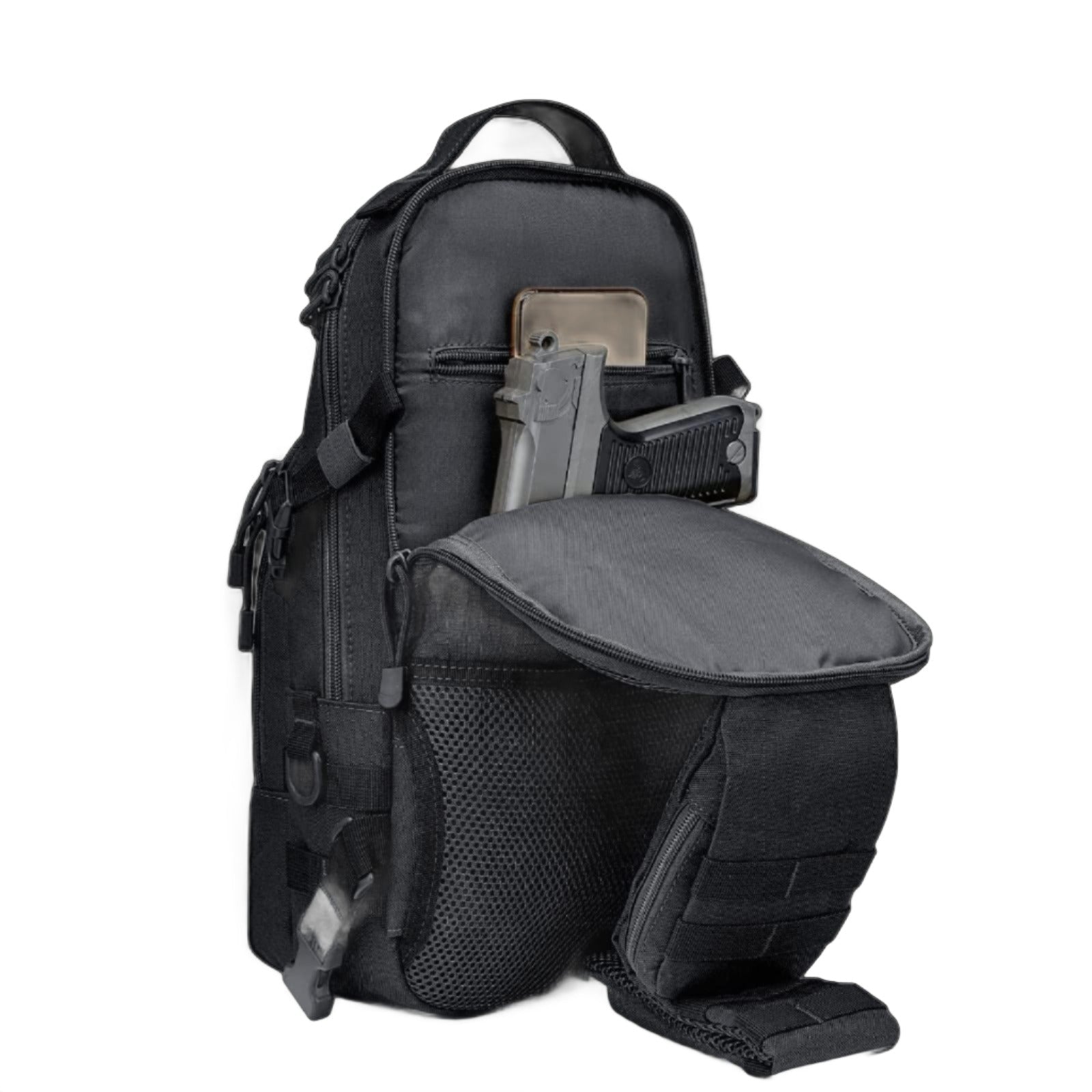 FR Fashion Co. 25L Hidden Phone Tactical Sling Backpack