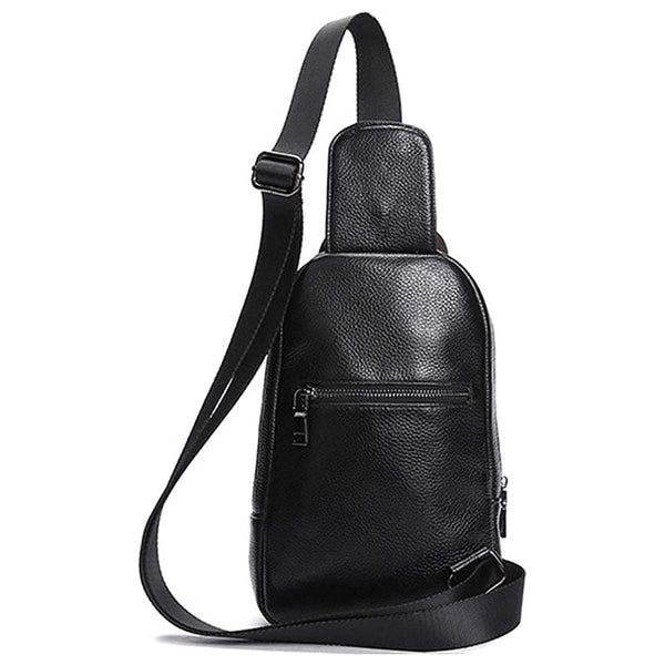 FR Fashion Co. Crocodile Pattern Genuine Leather Sling Bag