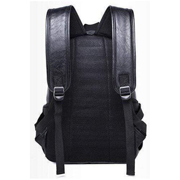FR Fashion Co. 15.6″ Scratch‑Proof Leather Backpack