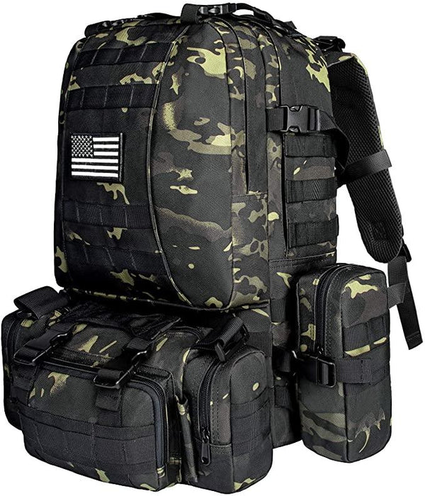 FR Fashion Co. 50L Carry-All Military Tactical Backpack
