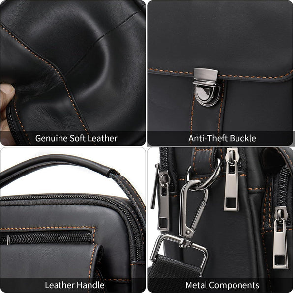 FR Fashion Co. Mini Genuine Leather Crossbody Chest Bag