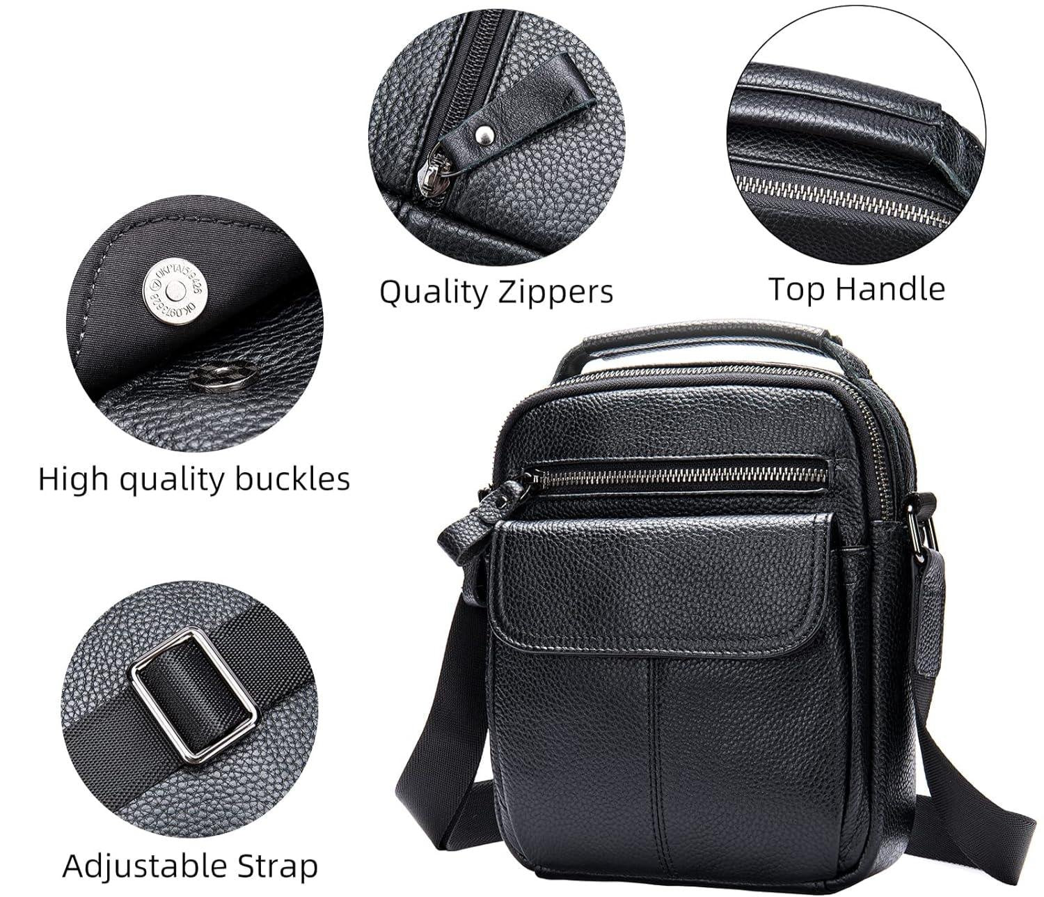FR Fashion Co. Mini Genuine Leather Messenger and Shoulder Bag